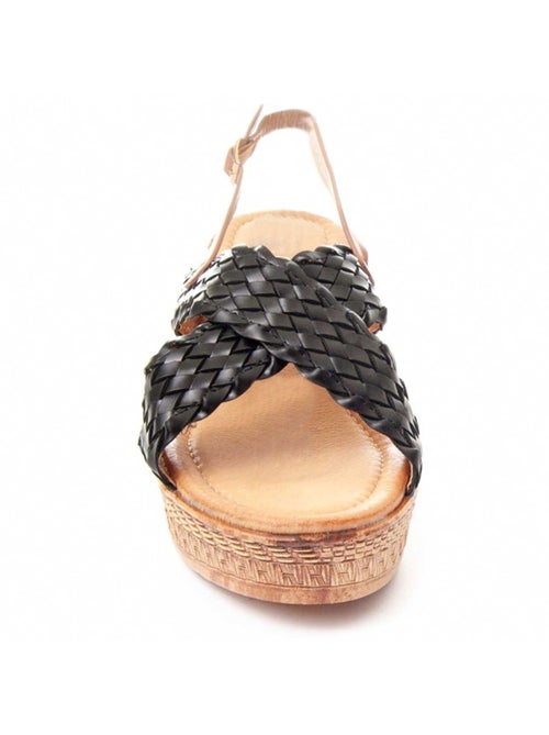 Sandale Compensée Matériel Synthétique Montevita - Kiabi