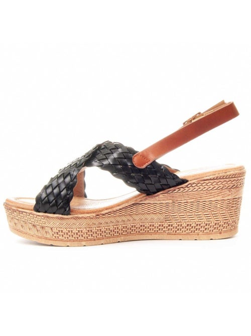 Sandale Compensée Matériel Synthétique Montevita - Kiabi