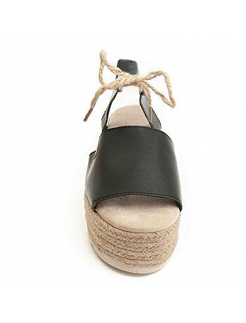 Sandale Compensée Matériel Synthétique Montevita