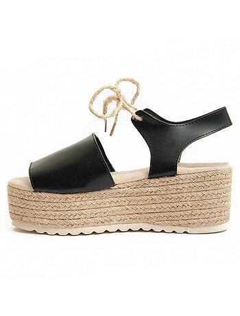 Sandale Compensée Matériel Synthétique Montevita