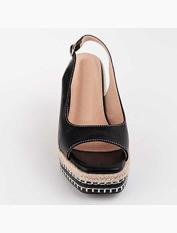 Sandale Compensée Sparto Matériel Synthétique Montevita