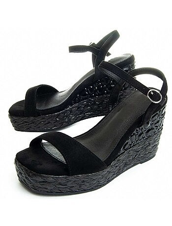 Sandale Compensée Sparto Matériel Synthétique Montevita