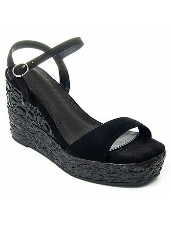 Sandale Compensée Sparto Matériel Synthétique Montevita