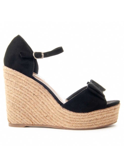 Sandale Compensée Sparto Tissu Montevita - Kiabi