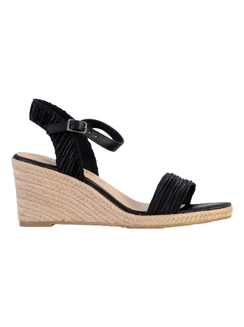 Sandale Compensée Tamaris 1-28360-28 Noir - Kiabi