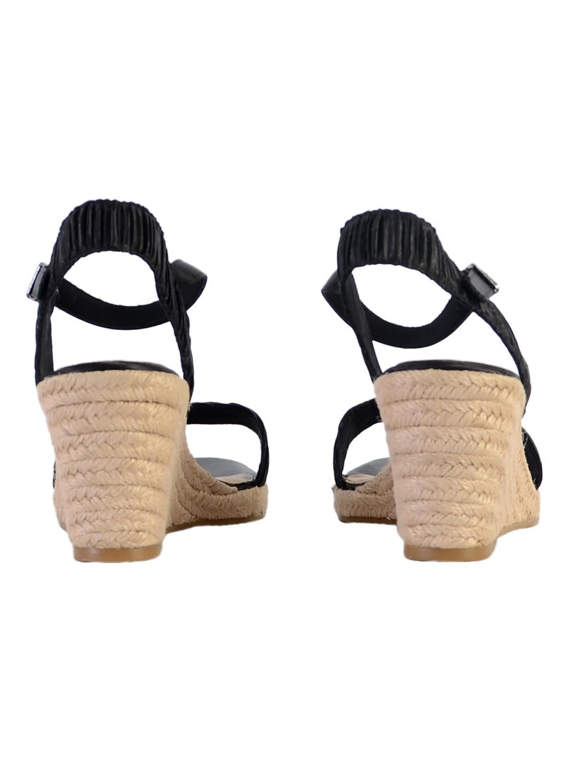 Sandale Compensée Tamaris 1-28360-28 Noir - Kiabi