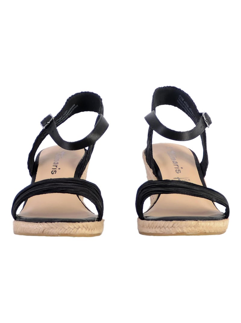 Sandale Compensée Tamaris 1-28360-28 Noir - Kiabi