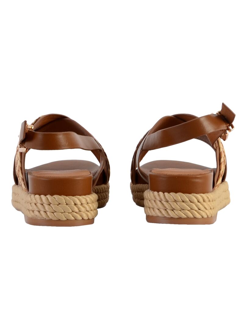 the divine factory sandale compensée