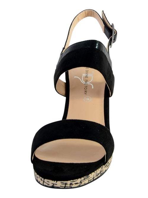 Sandale Compensée  The Divine Factory QL3615 - Kiabi