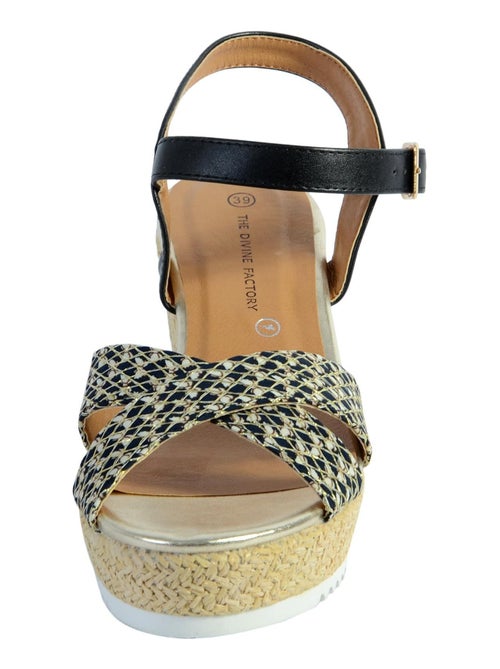 Sandale Compensee The Divine Factory QL3924 - Kiabi