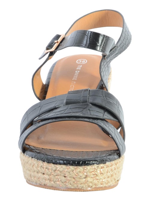 Sandale Compensée The Divine Factory QL4351 - Kiabi