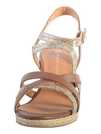 Sandale Compensée The Divine Factory QL4354