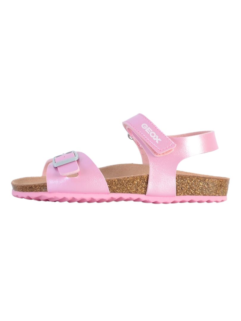 Sandale Cuir Enfant Geox Adriel J028MC 000NF Rose - Kiabi