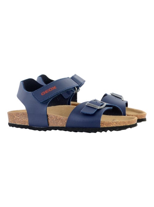 Sandale Cuir Enfant Geox Ghita - Kiabi