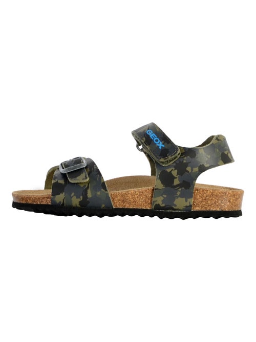 Sandale Cuir Enfant Geox Ghita - Kiabi