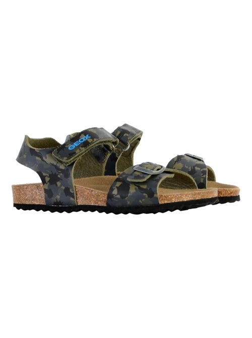 Sandale Cuir Enfant Geox Ghita - Kiabi