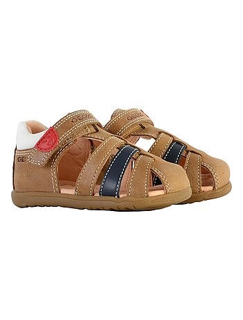 Sandale Cuir Enfant Geox Macchia B254VA