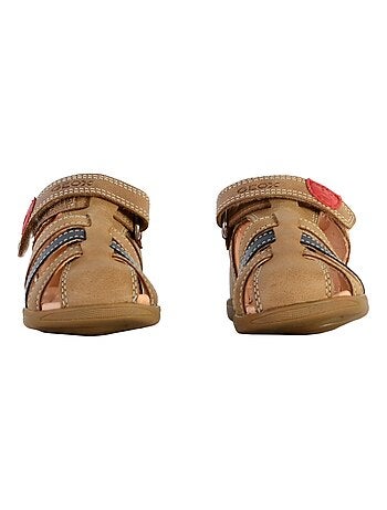 Sandale Cuir Enfant Geox Macchia B254VA