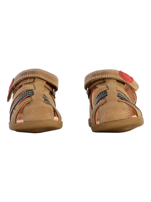 Sandale Cuir Enfant Geox Macchia B254VA - Kiabi
