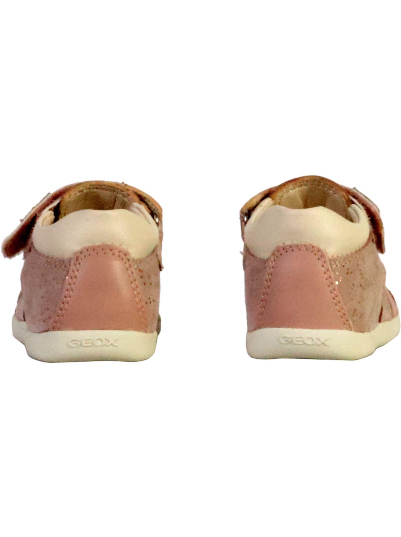 Sandale Cuir Enfant Geox Macchia B254VA Rose - Kiabi
