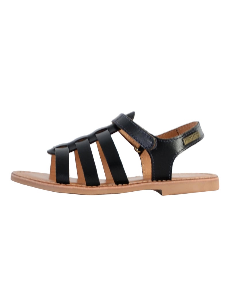 Sandale Cuir Enfant Les Tropeziennes Badox 423 Bleu - Kiabi