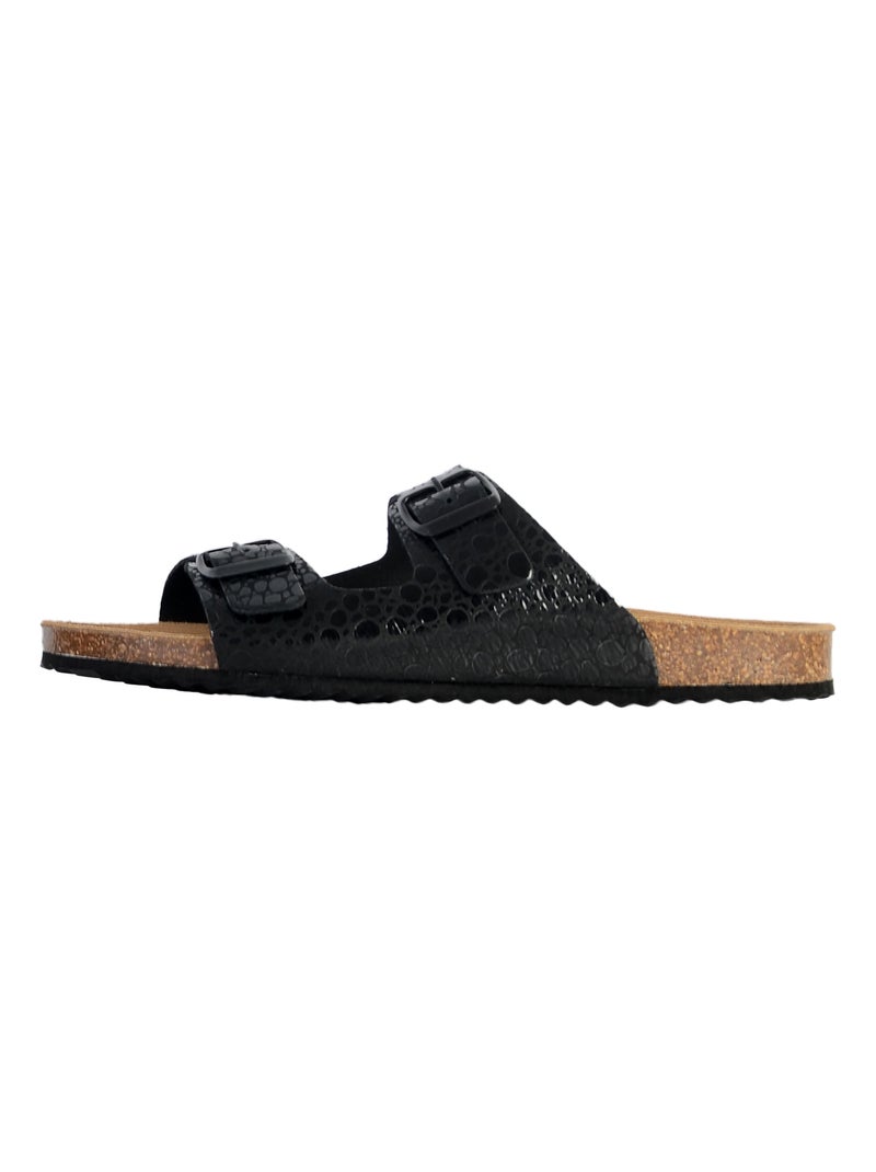 Sandale Cuir Geox Brionia D15LSA 000VI Noir - Kiabi