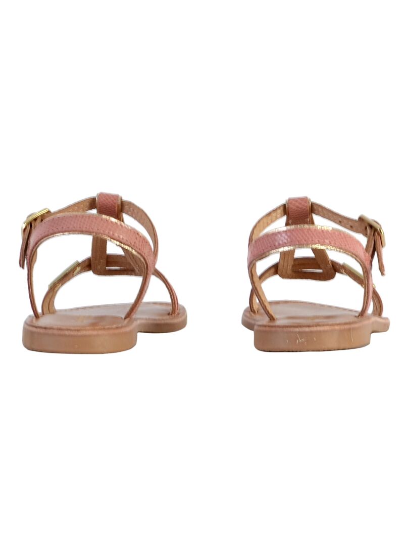 Sandale Cuir Les Tropeziennes Badazar 4317 Rose - Kiabi