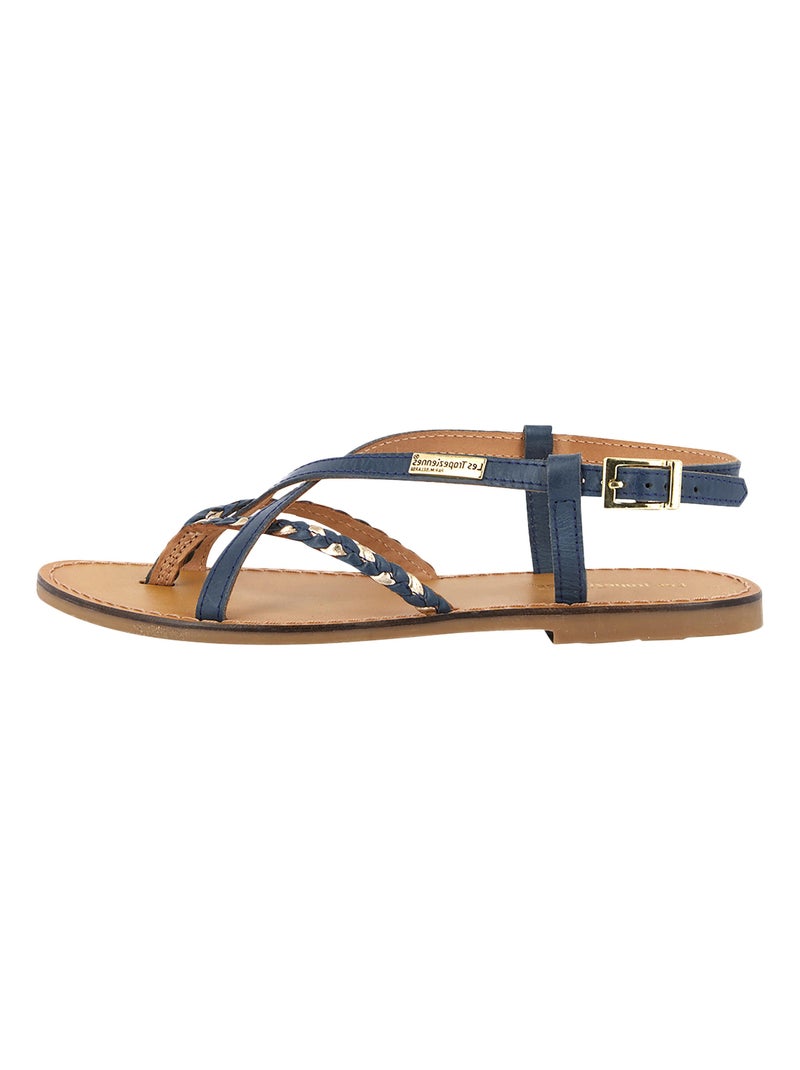 Sandale Cuir Les Tropeziennes Chou Bleu - Kiabi