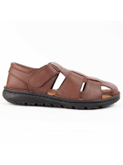 Sandale Cuir Naturel Purapiel - Kiabi