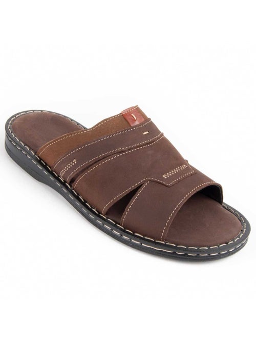 Sandale Cuir Naturel Purapiel - Kiabi