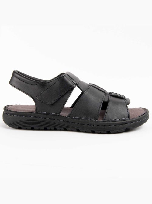 Sandale Cuir Naturel Purapiel - Kiabi