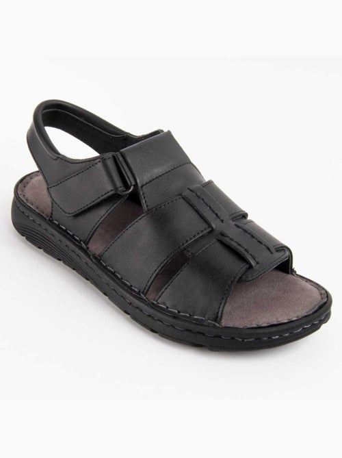 Sandale Cuir Naturel Purapiel - Kiabi