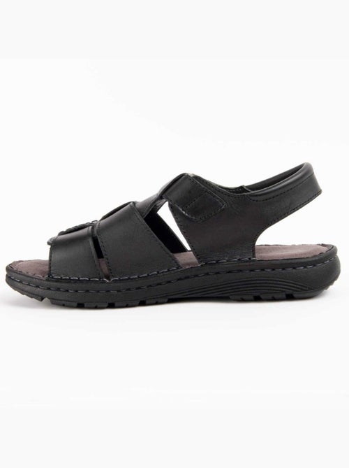 Sandale Cuir Naturel Purapiel - Kiabi
