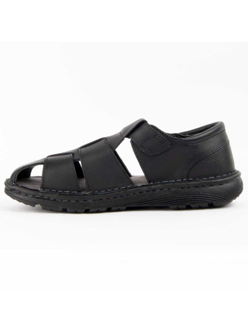 Sandale Cuir Naturel Purapiel - Kiabi