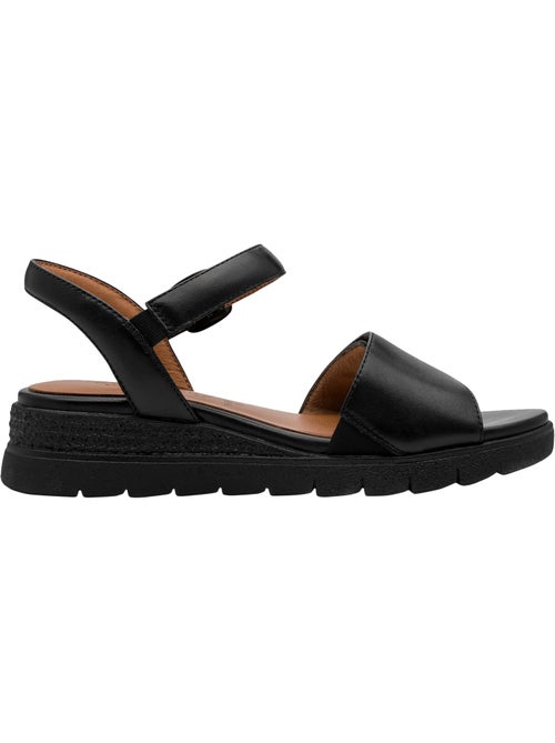 Sandale cuir tamaris comfort - Kiabi