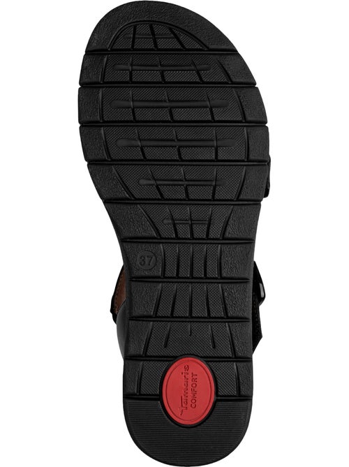 Sandale cuir tamaris comfort - Kiabi