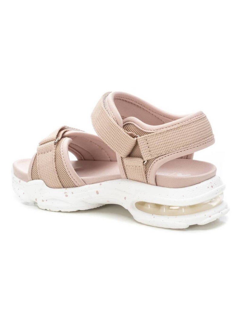 Sandale décontractée sangle réglable Beige - Kiabi