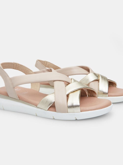Sandale en cuir BATA - Kiabi