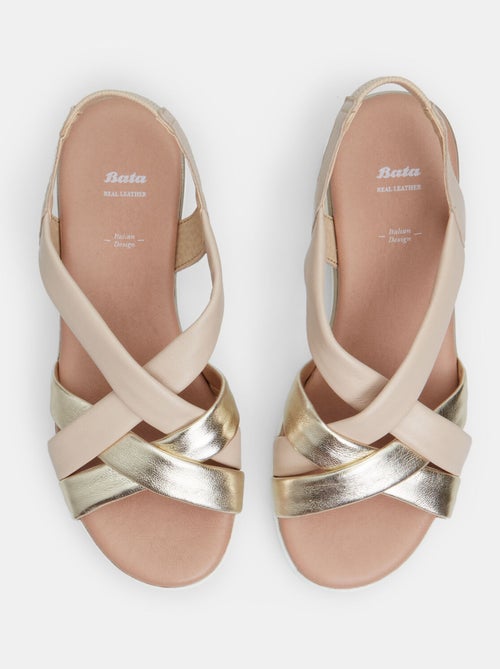 Sandale en cuir BATA - Kiabi