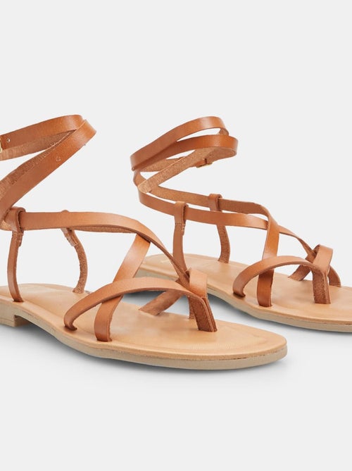 Sandale en cuir BATA - Kiabi