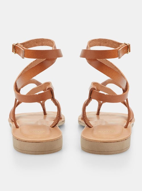 Sandale en cuir BATA - Kiabi