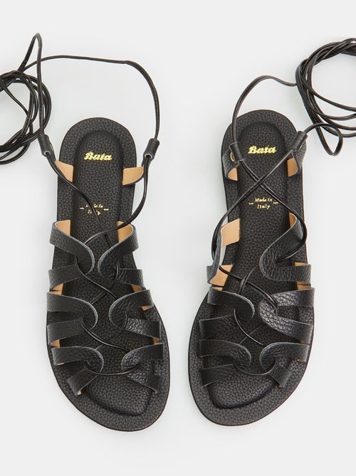 Sandale en cuir BATA - Kiabi