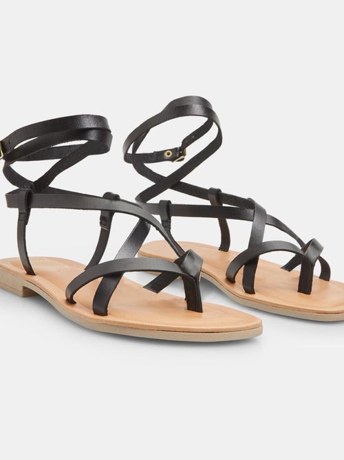 Sandale en cuir BATA - Kiabi