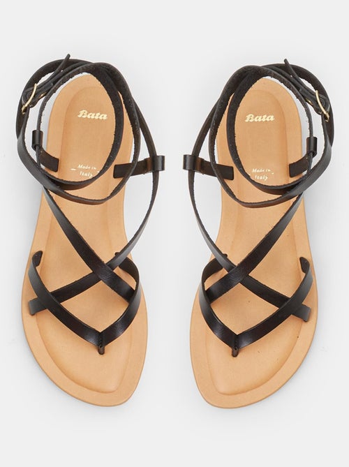 Sandale en cuir BATA - Kiabi