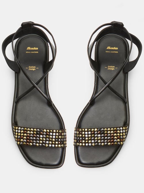 Sandale en cuir BATA - Kiabi Sandale en cuir BATA - Kiabi