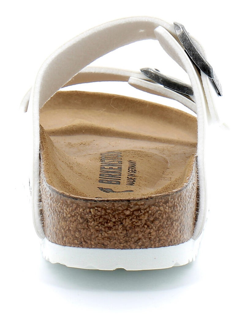Sandale en Cuir Birkenstock Blanc - Kiabi