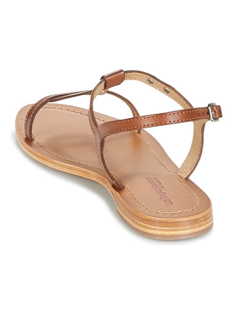 Sandale en Cuir les Tropeziennes Marron - Kiabi
