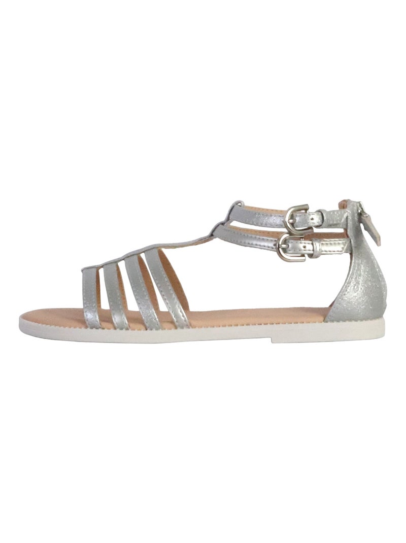 Sandale Enfant Geox Karly Argent - Kiabi