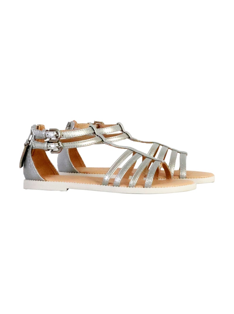 Sandale Enfant Geox Karly Argent - Kiabi