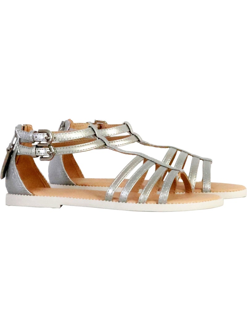 Sandale Enfant Geox Karly Argent - Kiabi